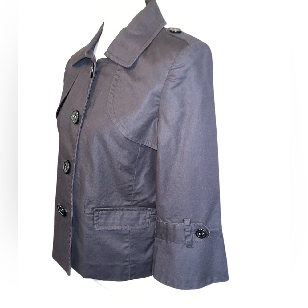 Rafaella Soft Black Cotton Jacket size Large - Picture 3 of 16